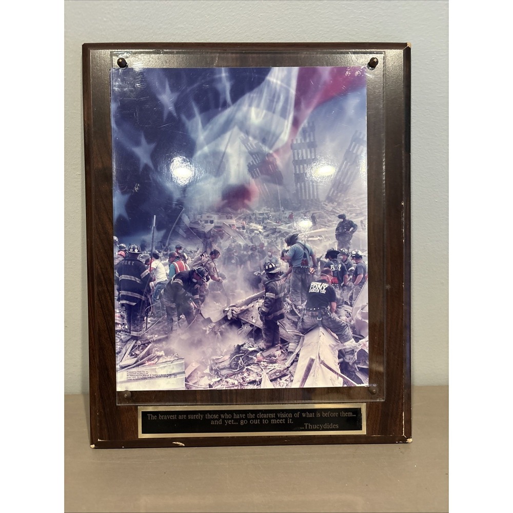 September 11, 2001 Photo Wood Plaque